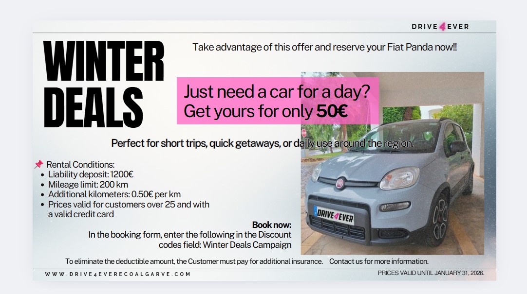 Drive4ever Eco Friendly - Rent a Car - Rent a E-bike - Rent a Scooter